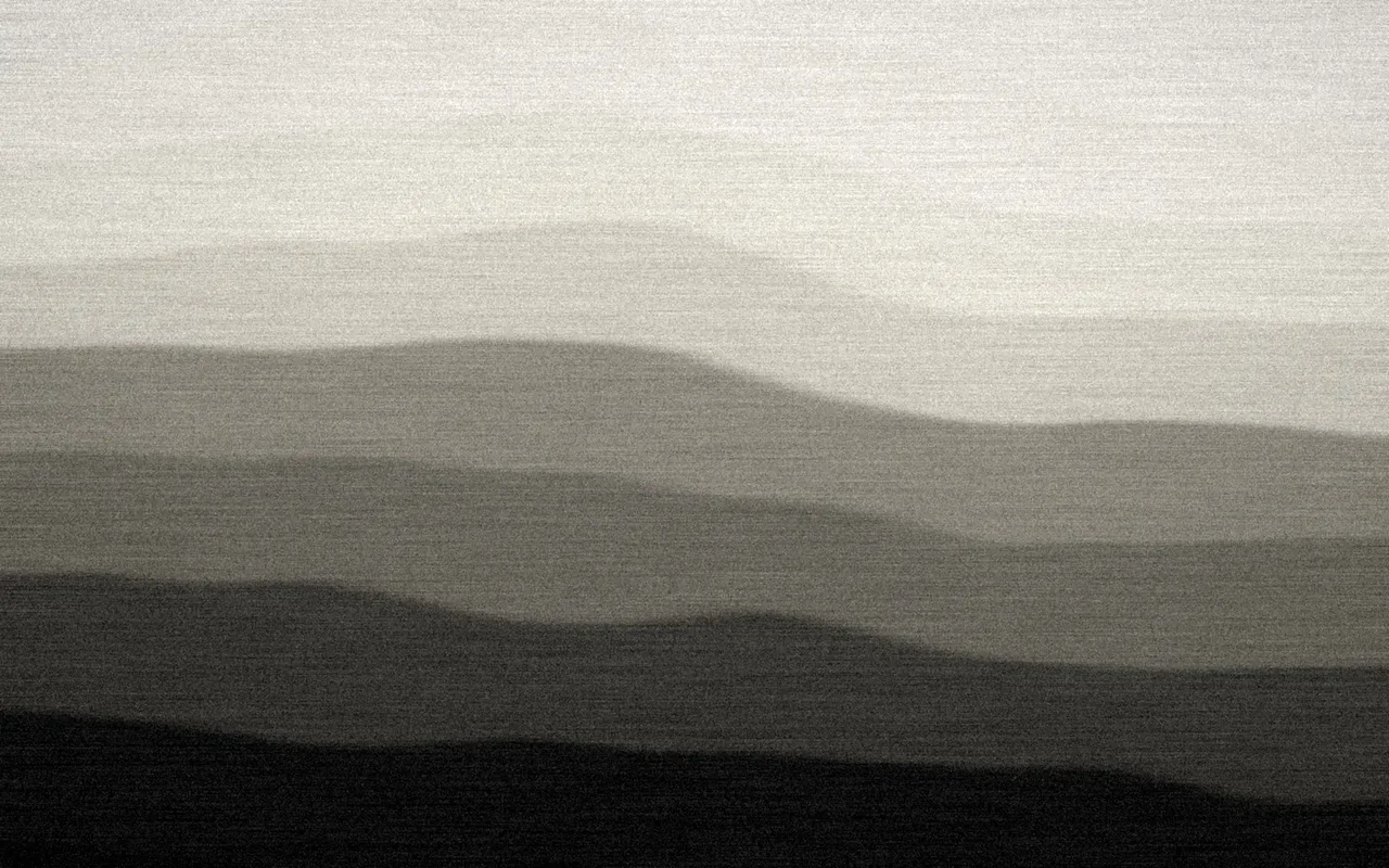 Layered Strata artwork from the Perceptors visual identity